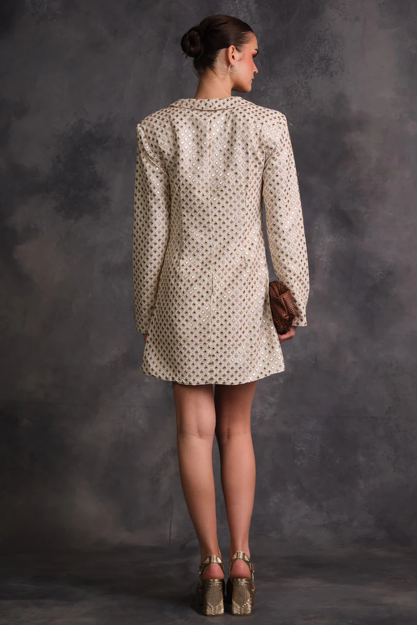 IVORY MIRAGE DRESS