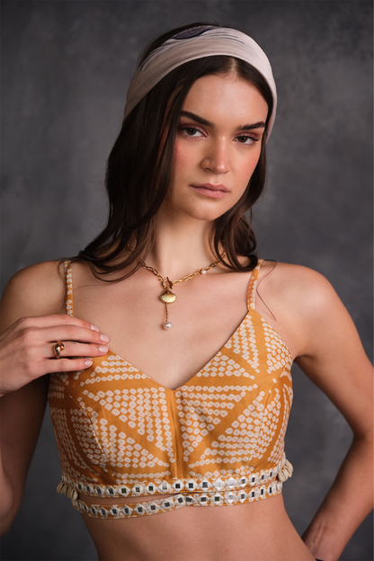 Golden Mirror Bralette