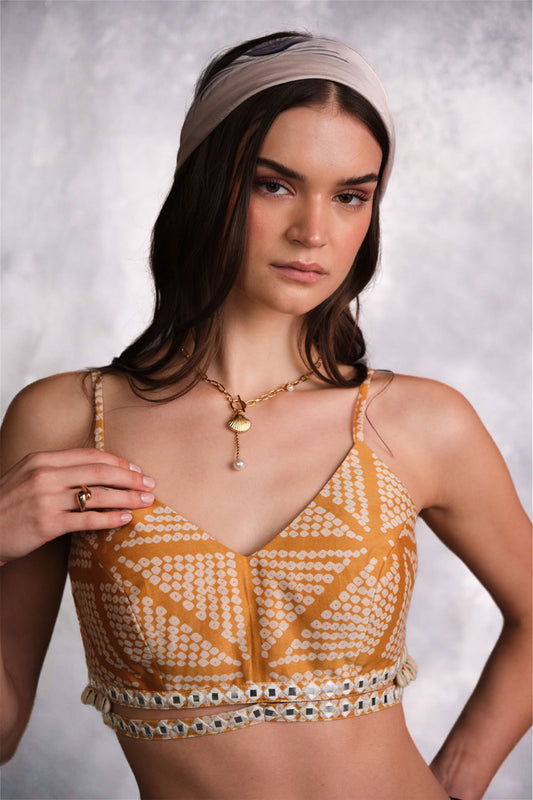 GOLDEN MIRROR BRALETTE